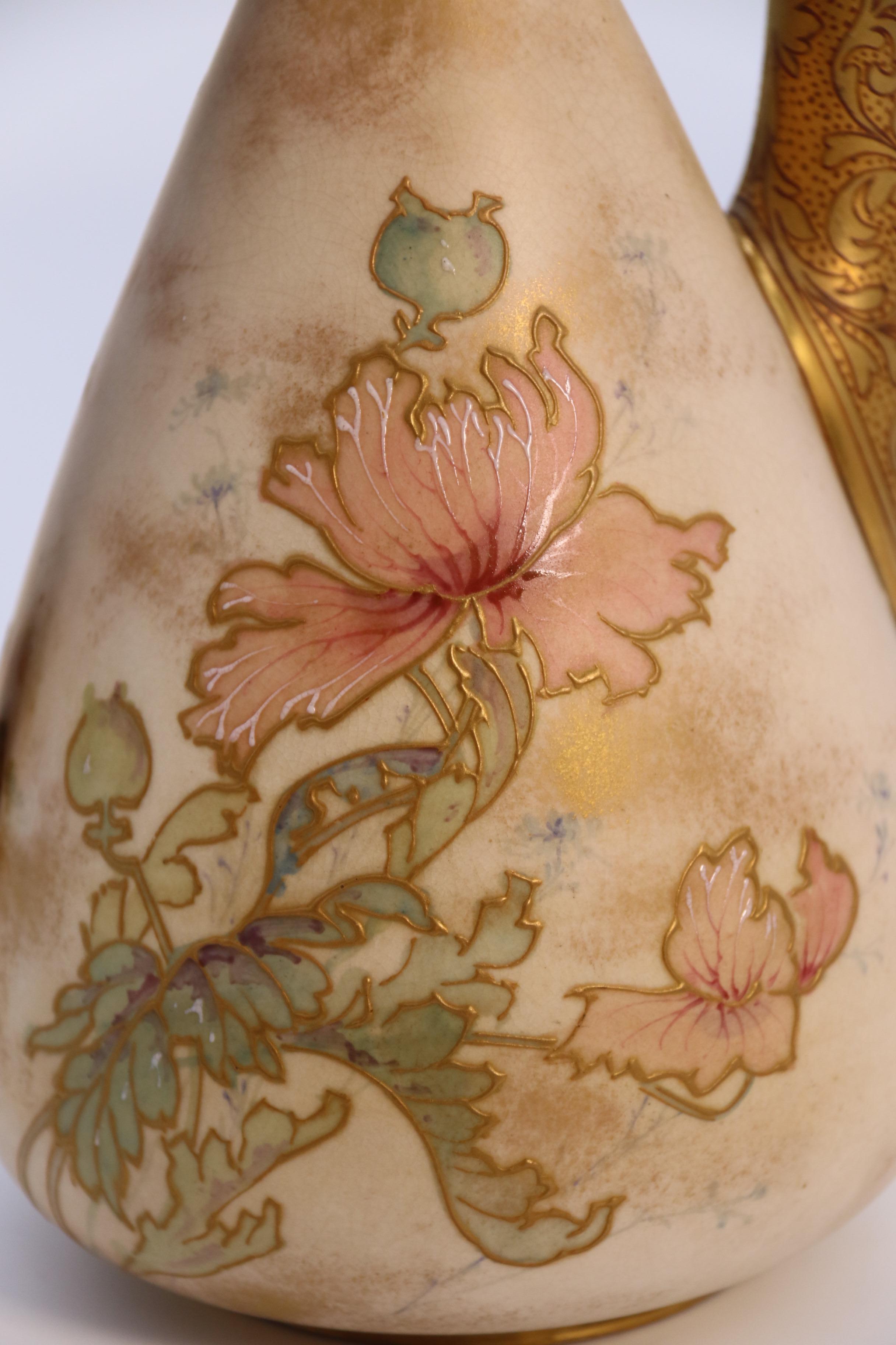 A  Brocca in ceramica Doulton Burslem con influenze persiane, circa 1890 in vendita 6