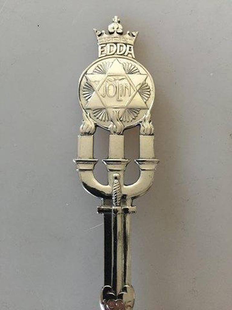 A. Dragsted serving spoon Loge Edda Jolin fra 1926. 

Measures 19 cm (7 31/64