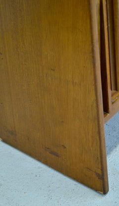 A drop-front secretary desk in mahogany veneer - René-Jean Caillette - France