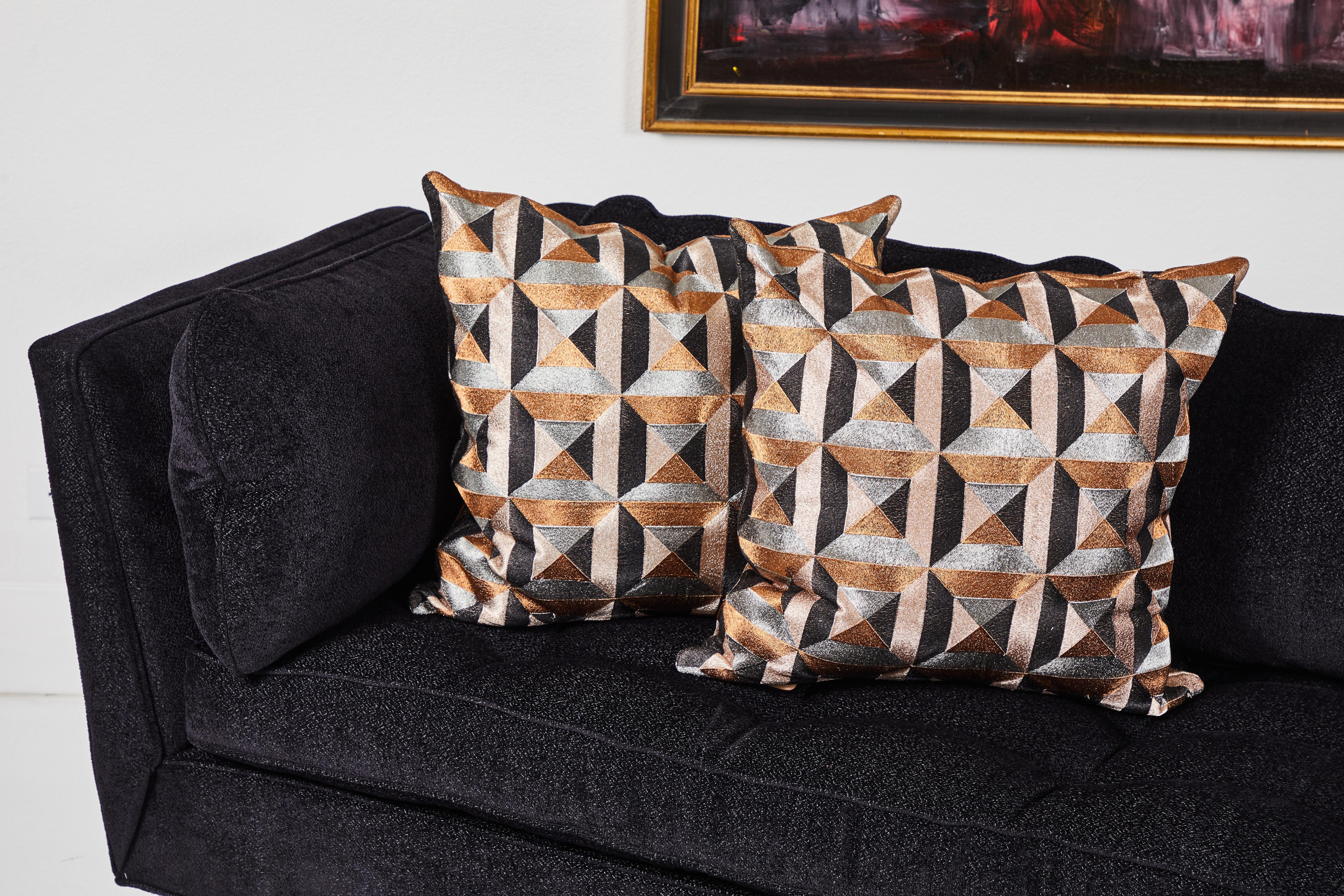 Fabric Dunbar Single Arm Sofa Designed by Edward Wormley For Sale