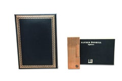 Dunhill Gold-Plated Reeded Rollagas Lighter in Original Box and Case