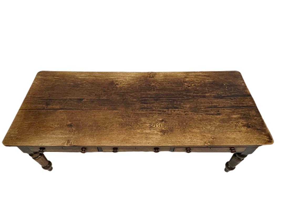 Dutch 19th Century Oak Country Style Dining Table 7