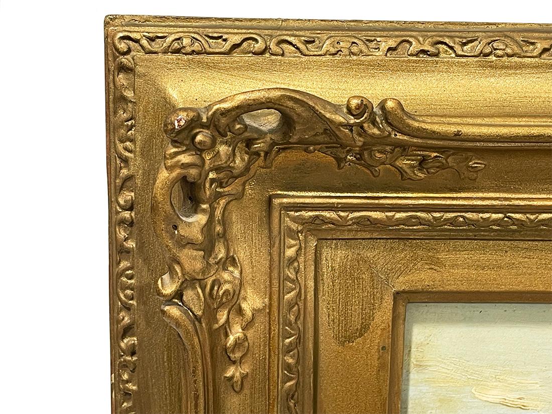 Quercia Pittura ad olio su pannello olandese del XIX secolo in vendita