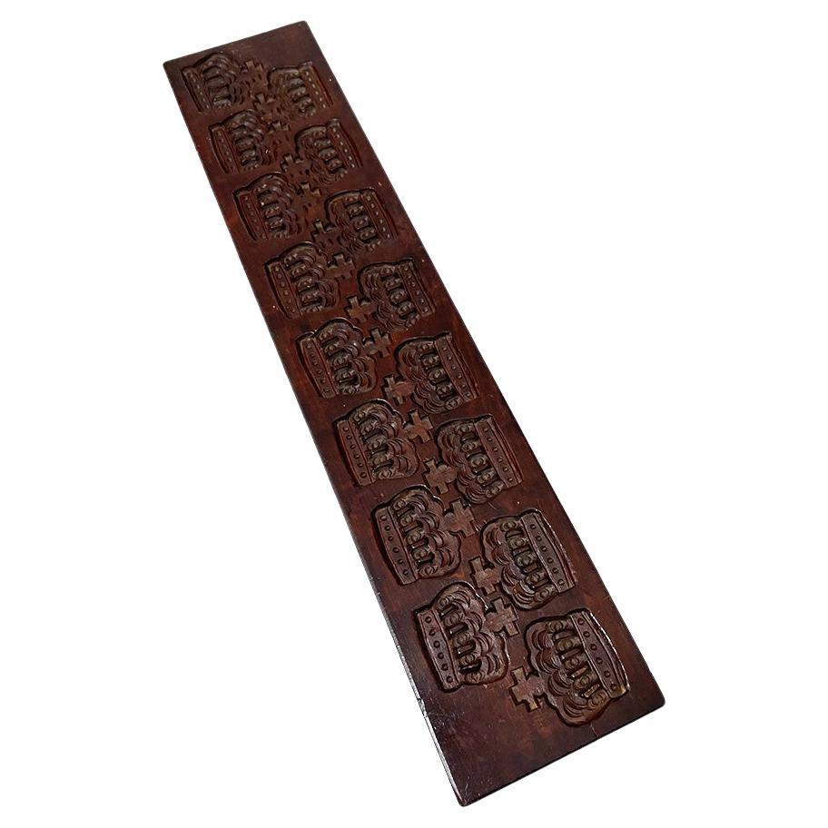 A Dutch 19th century wooden gingerbread mold