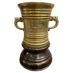 A Dutch Brass Pestle, 18th Century