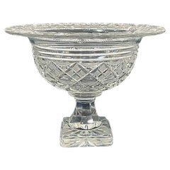 A Dutch crystal footed bowl, ca 1900
