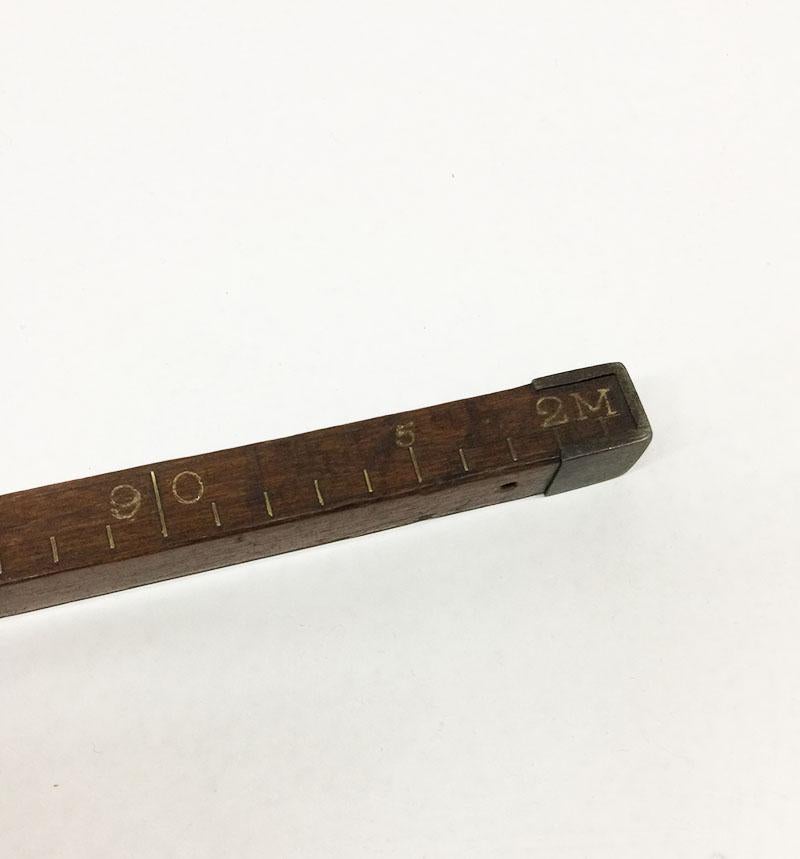 Inlay Dutch Mahogany 'Double Meter' Measures Bar, 1894 by Sande-Beskens For Sale