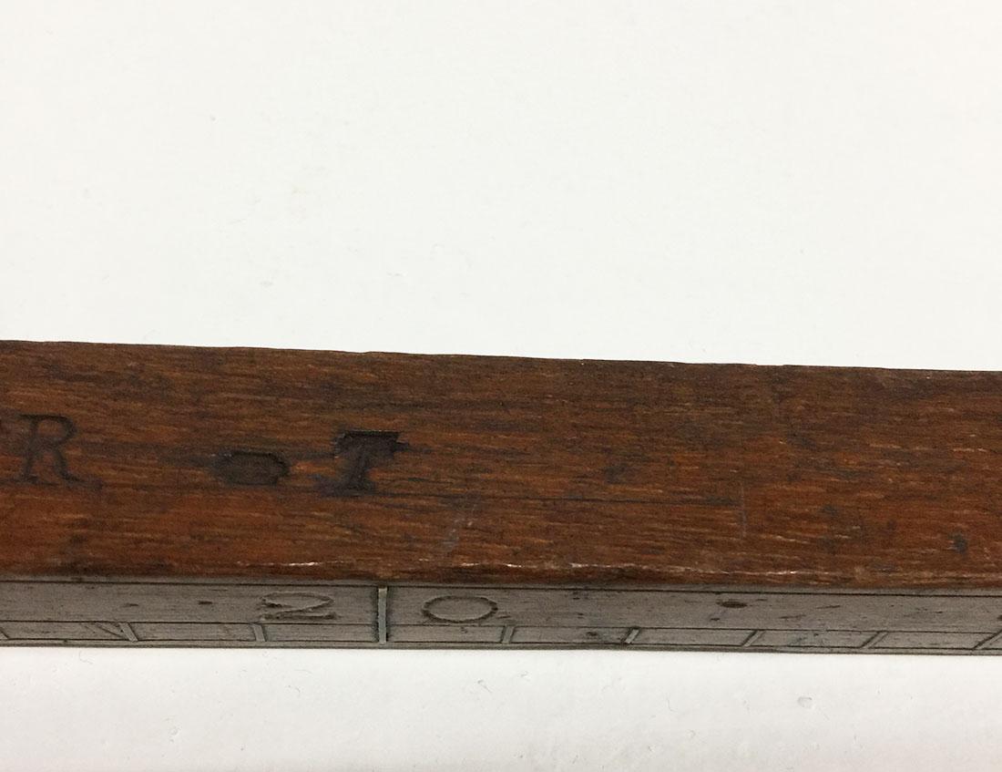 Dutch Mahogany 'Double Meter' Measures Bar, 1894 by Sande-Beskens For Sale 2
