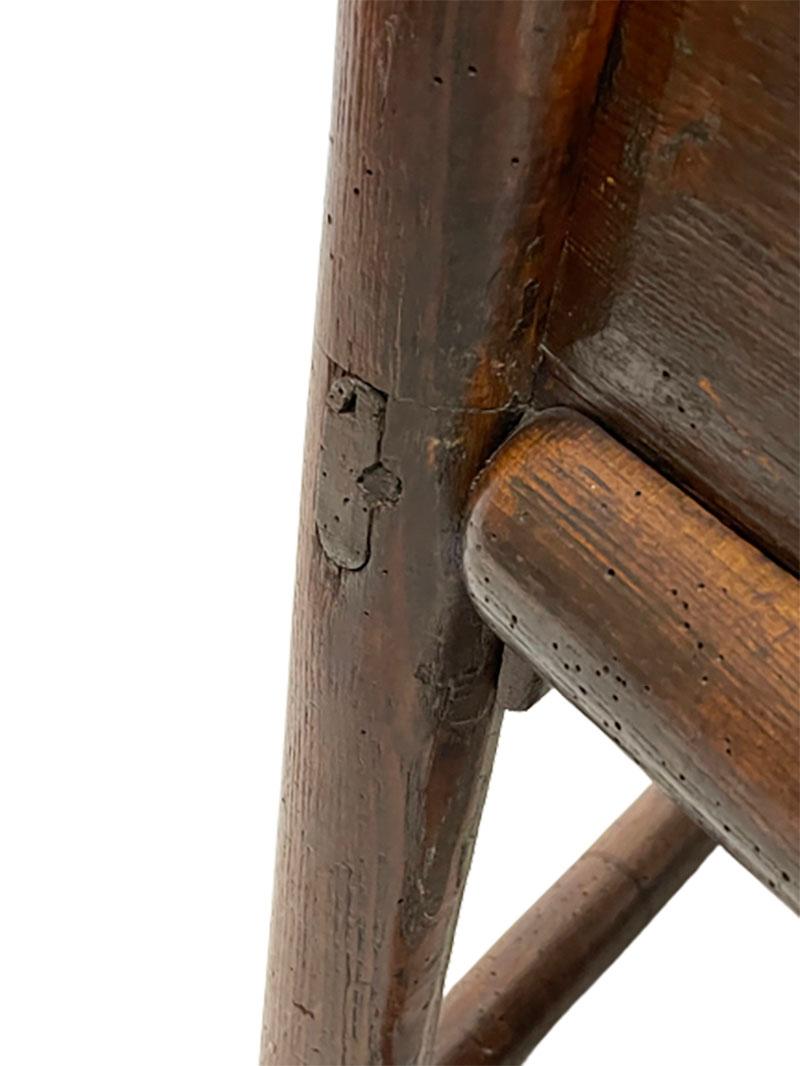 Dutch Mid-17th Century Oak Chair, Dated 1652 In Good Condition For Sale In Delft, NL
