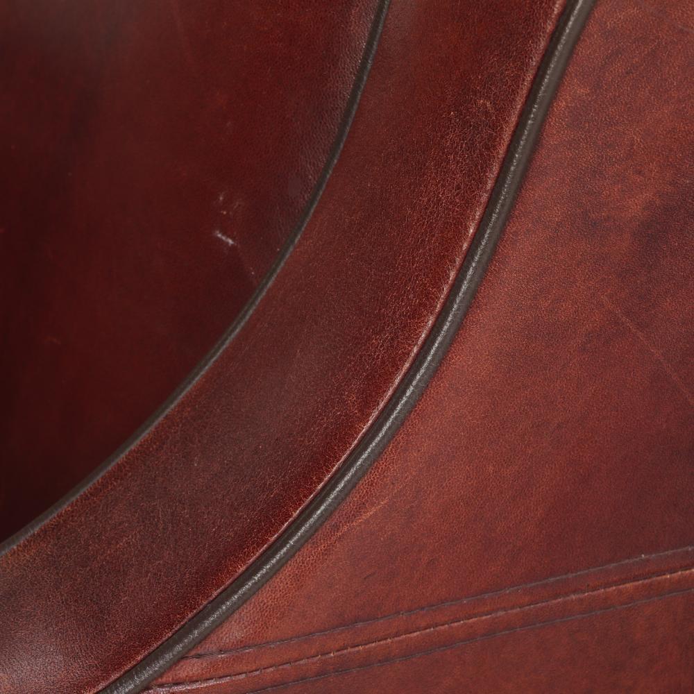 20th Century A Dutch pair of leather club chairs, C. 1960. For Sale