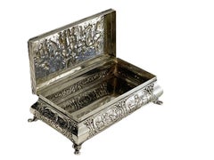 Dutch Silver Box with "De Nachtwacht" Rembrandt by H. Hinne, 1911