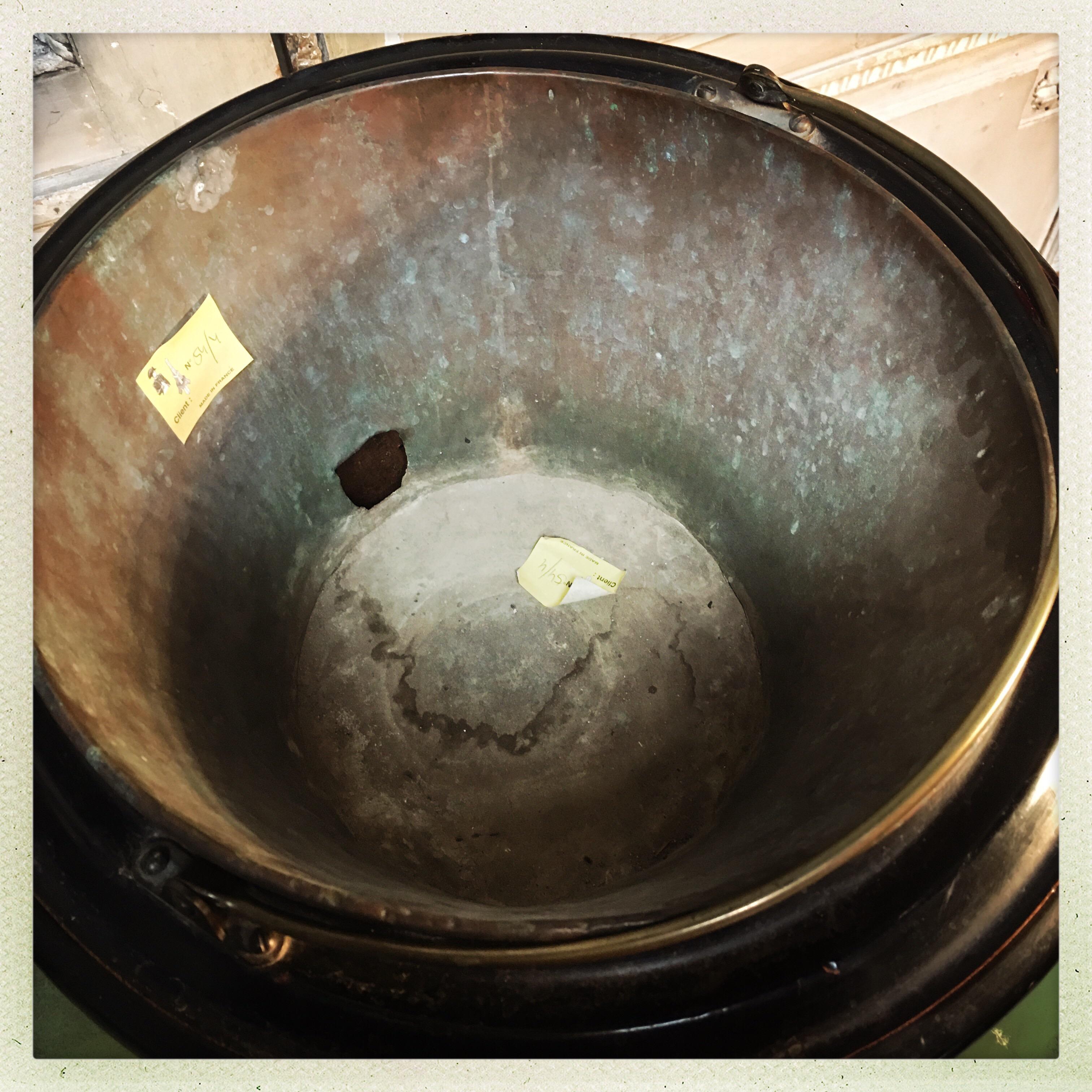 Dutch Walnut Coal Bucket with Brass Liner For Sale 5