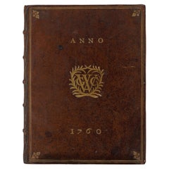 Un almanach GWC de la Compagnie néerlandaise des Indes occidentales pour l'année 1760