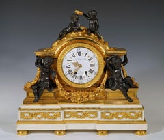 A-E Beurdeley, « The Coronation of Science » Clock, France, circa 1880