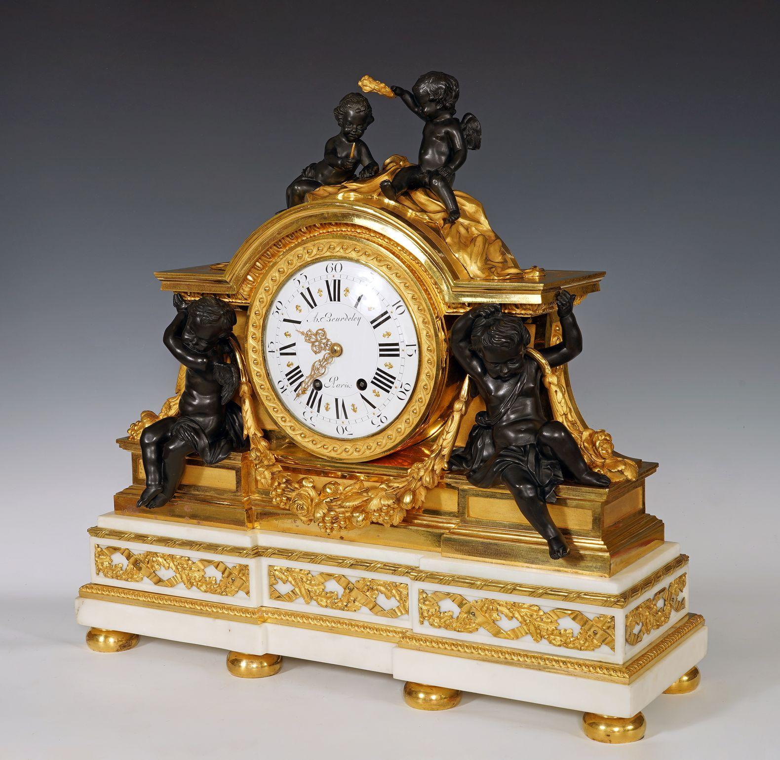 A-E Beurdeley, Uhr 