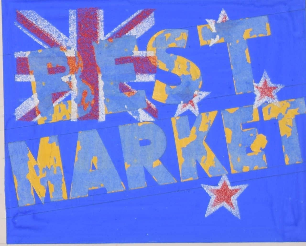 Buy From Our Own Empire the Best Market, Art déco-Design von A. E. Halliwell, 1930 im Angebot 5