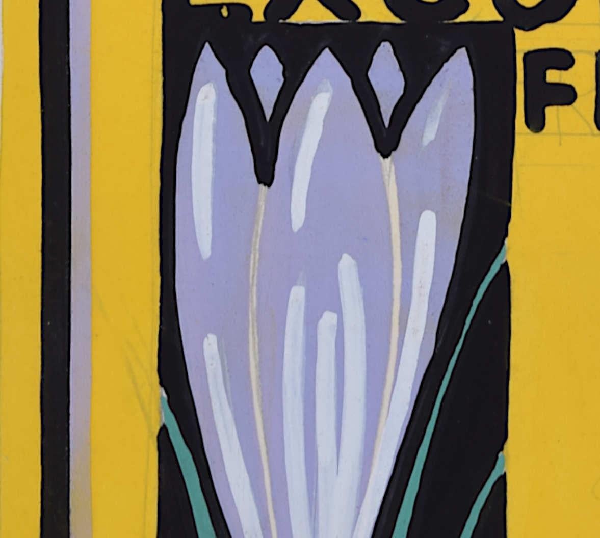 A. E. Halliwell (1905-1987)
Excursiones de Semana Santa desde Londres
Gouache
26 x 15 cm 
c.1930
Procedencia: Familia del artista

A.E. Halliwell (1905-1986) fue un artista, ilustrador y diseñador británico más conocido por sus vibrantes diseños de