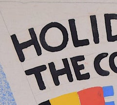 Holidays on the Continent, 1930s railway poster design by A. E. Halliwell