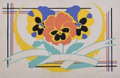 Pensamientos, diseño art déco de los años 30 por A.E. Halliwell
