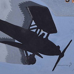 Affiche de la Royal Air Force Display de 1928 de style art déco par A. E. Halliwell