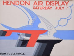 Royal Air Force Display 'Book to Colindale', c.1930 art deco poster design