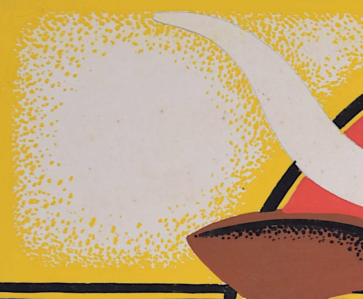 Smithfield Cattle Show, Art-Deco-Plakatentwurf aus den 1930er Jahren von A.E. Halliwell (Realismus), Painting, von A. E. Halliwell