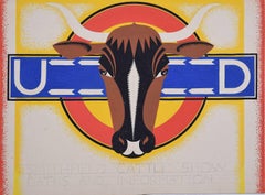 Smithfield Cattle Show, Art-Deco-Plakatentwurf aus den 1930er Jahren von A.E. Halliwell