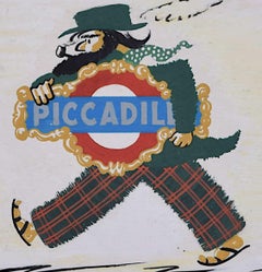 Toma el metro hasta la RA , c.1930 diseño a la manera de A.E. Halliwell