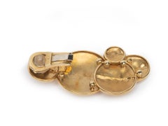 A. E. Kochert 18k Yellow Gold Disc Earrings