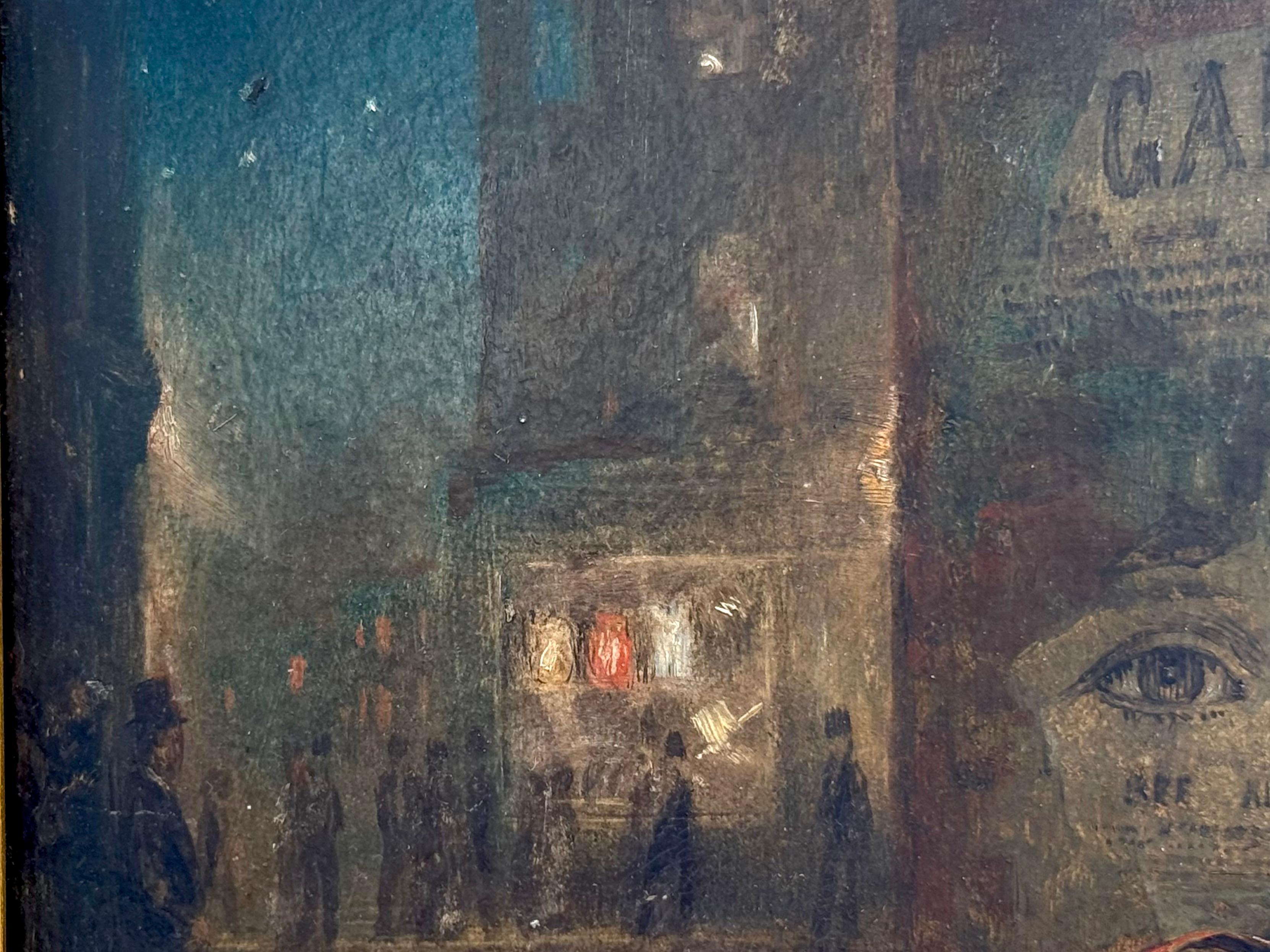 Die kleine Blumenverkäuferin, britisches Les Miserables-Bild, viktorianisches Ölgemälde im Angebot 9