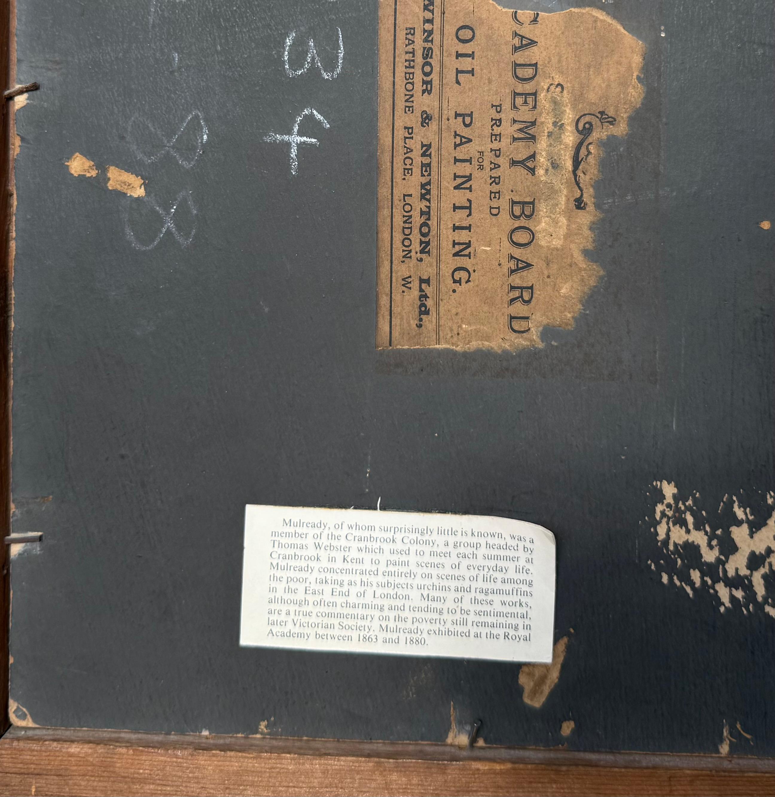 Die kleine Blumenverkäuferin, britisches Les Miserables-Bild, viktorianisches Ölgemälde im Angebot 12