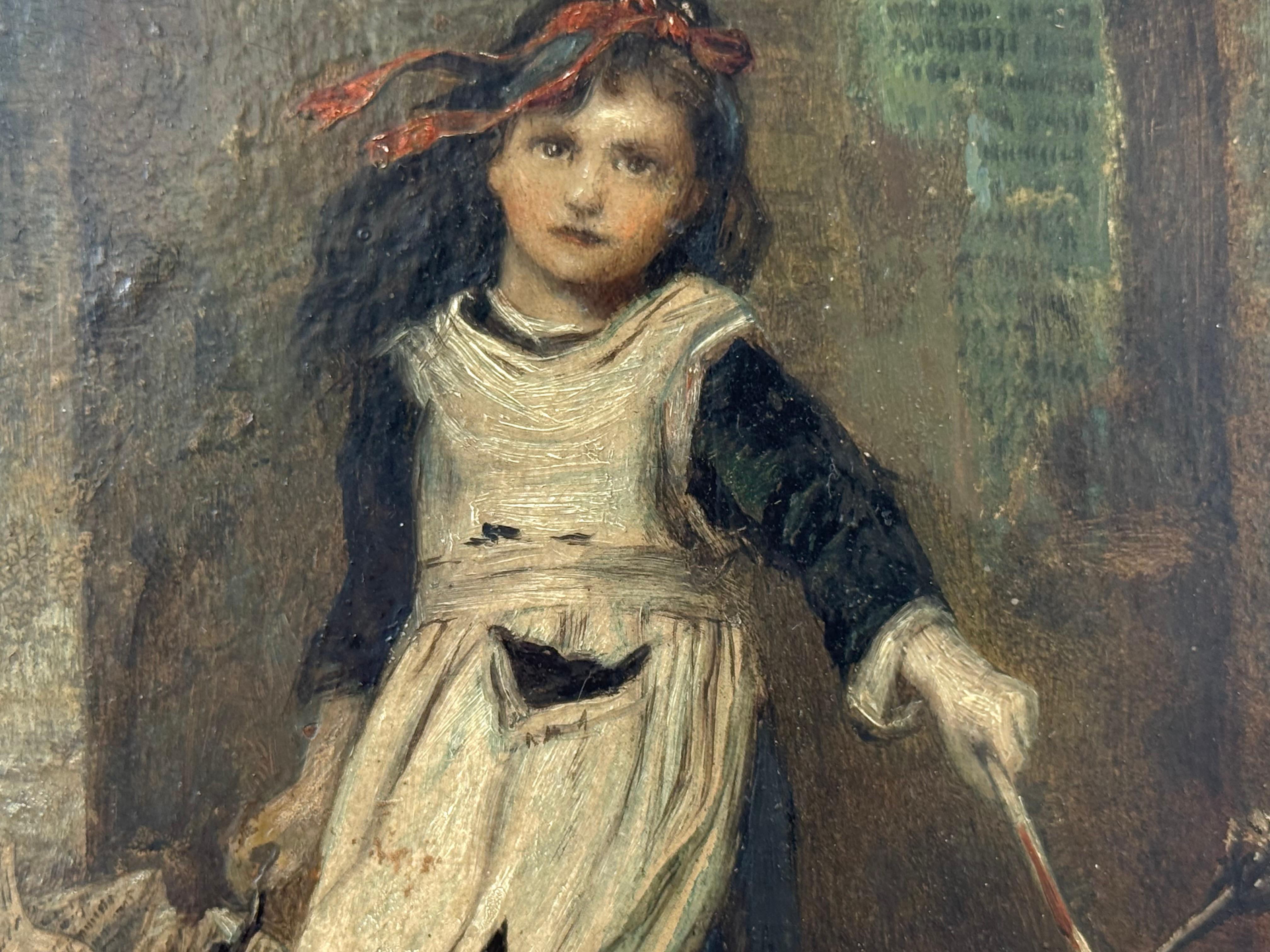 Die kleine Blumenverkäuferin