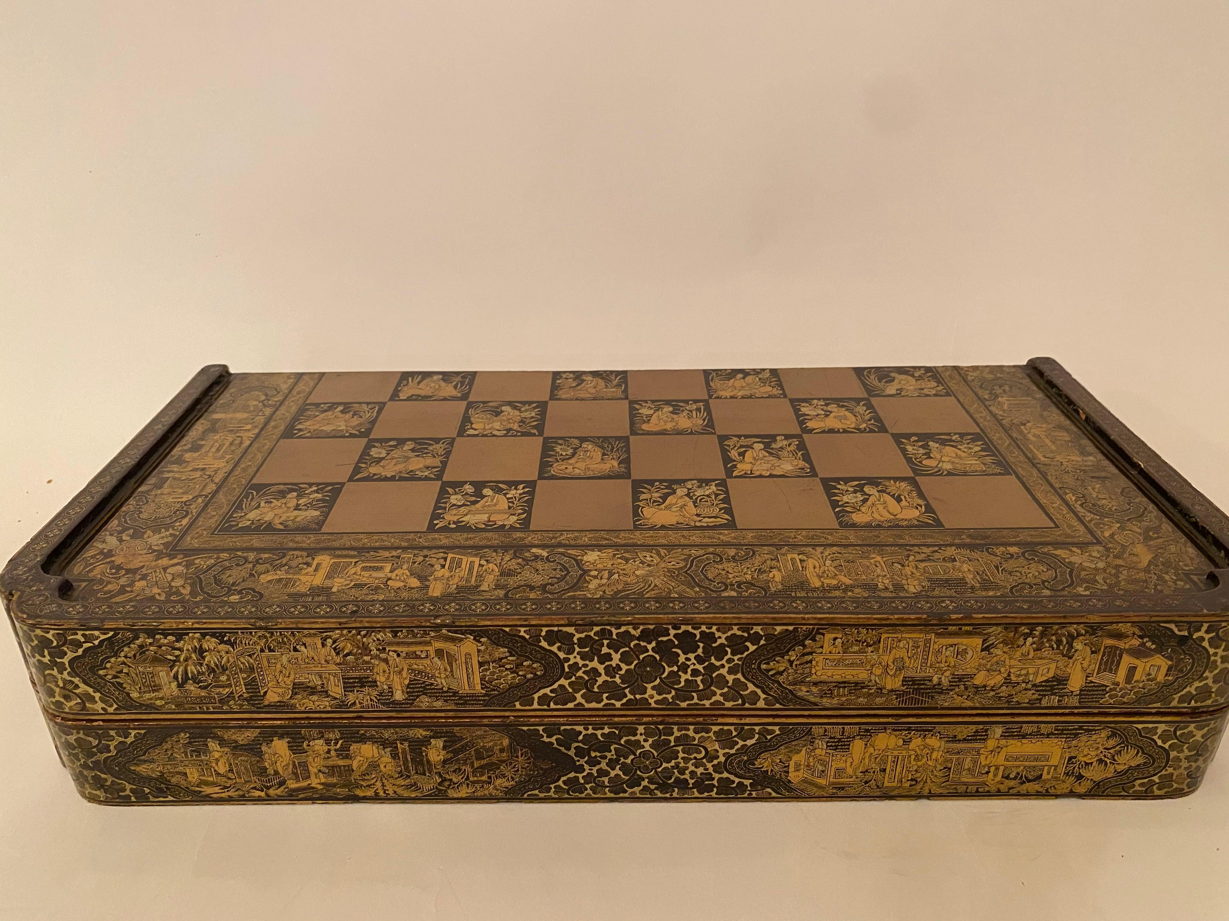 vintage chinese chess board