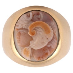 A Early 19th century Gryllus Agate Cameo Ring