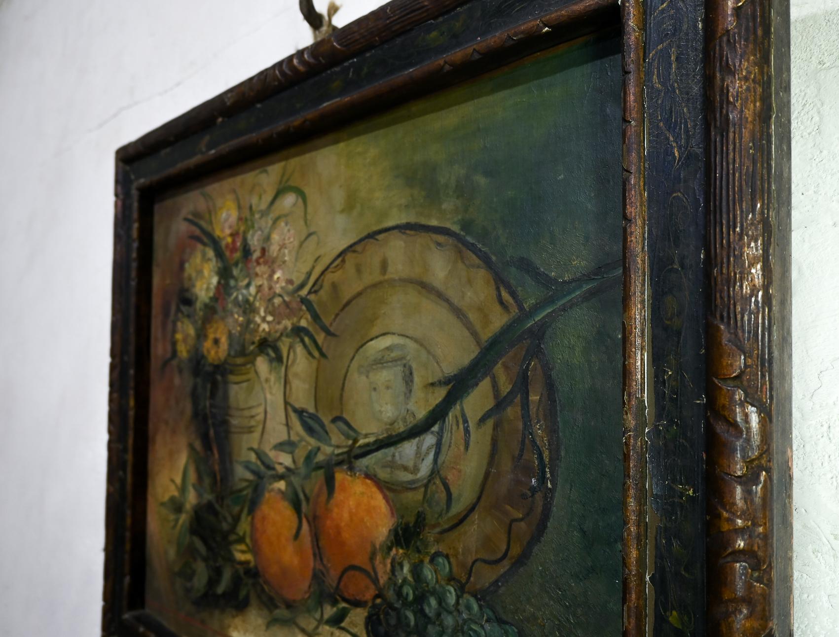 A Early 20th Century Oil on Canvas Painting Marc Sterling For Sale 7