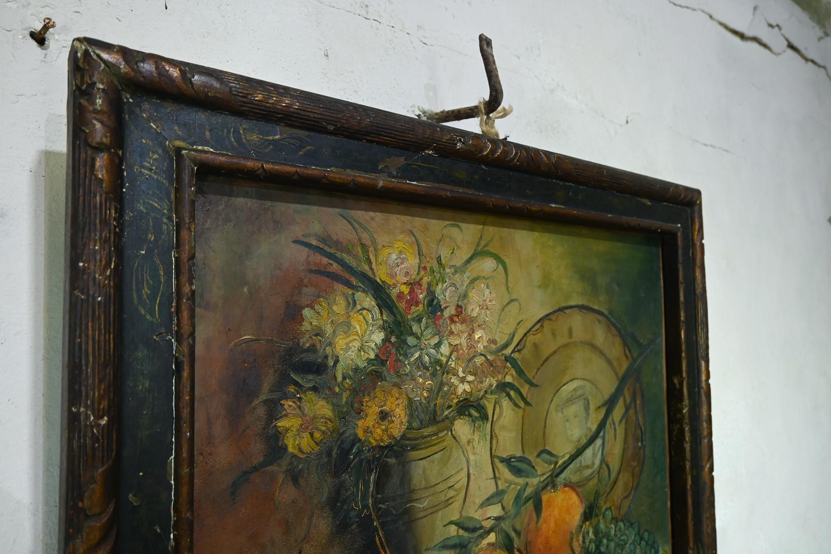 A Early 20th Century Oil on Canvas Painting Marc Sterling For Sale 2