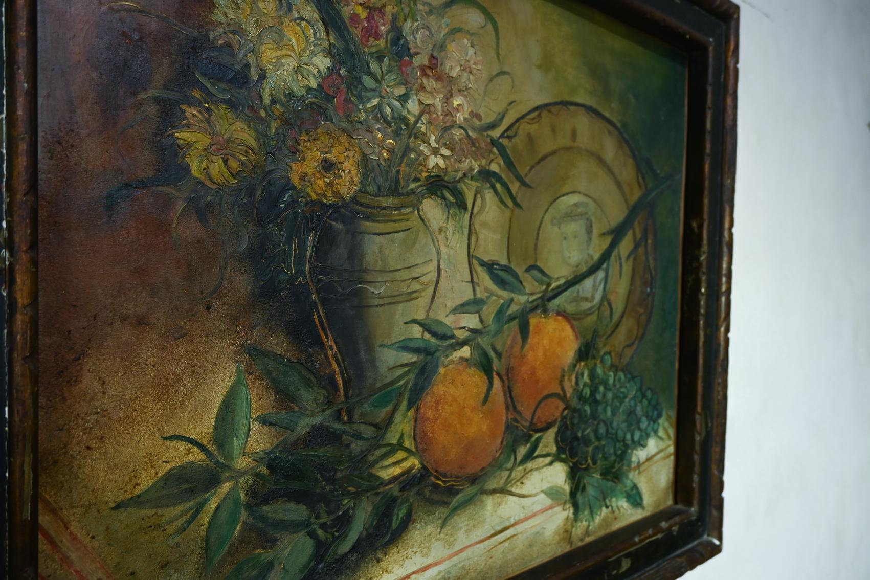 A Early 20th Century Oil on Canvas Painting Marc Sterling For Sale 3