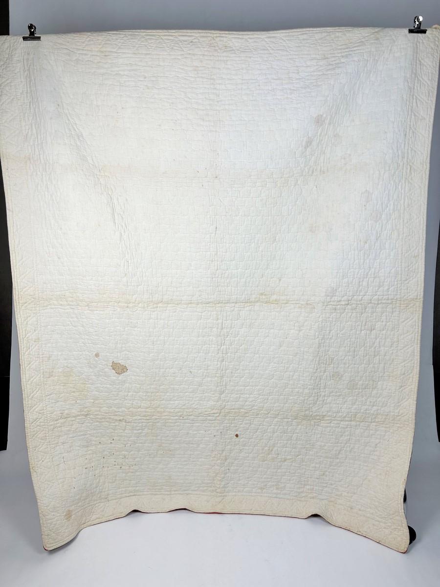 Una trapunta in cotone stampato Patchwork - Francia Provenza Circa 1840-1850 in vendita 11