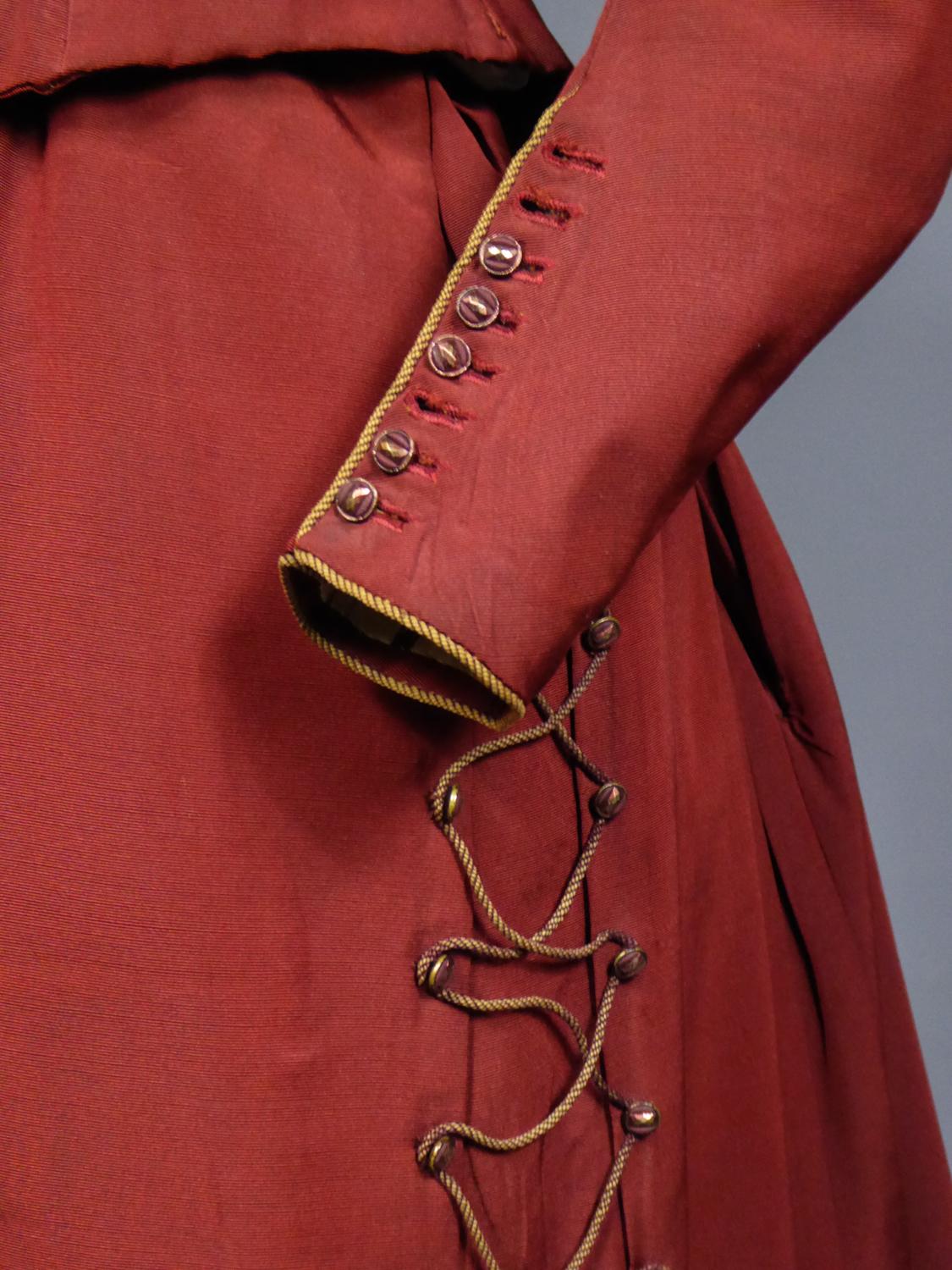 A Edwardian Faille Silk Amazon Bodice and Skirt Set  - England late 19th century 6