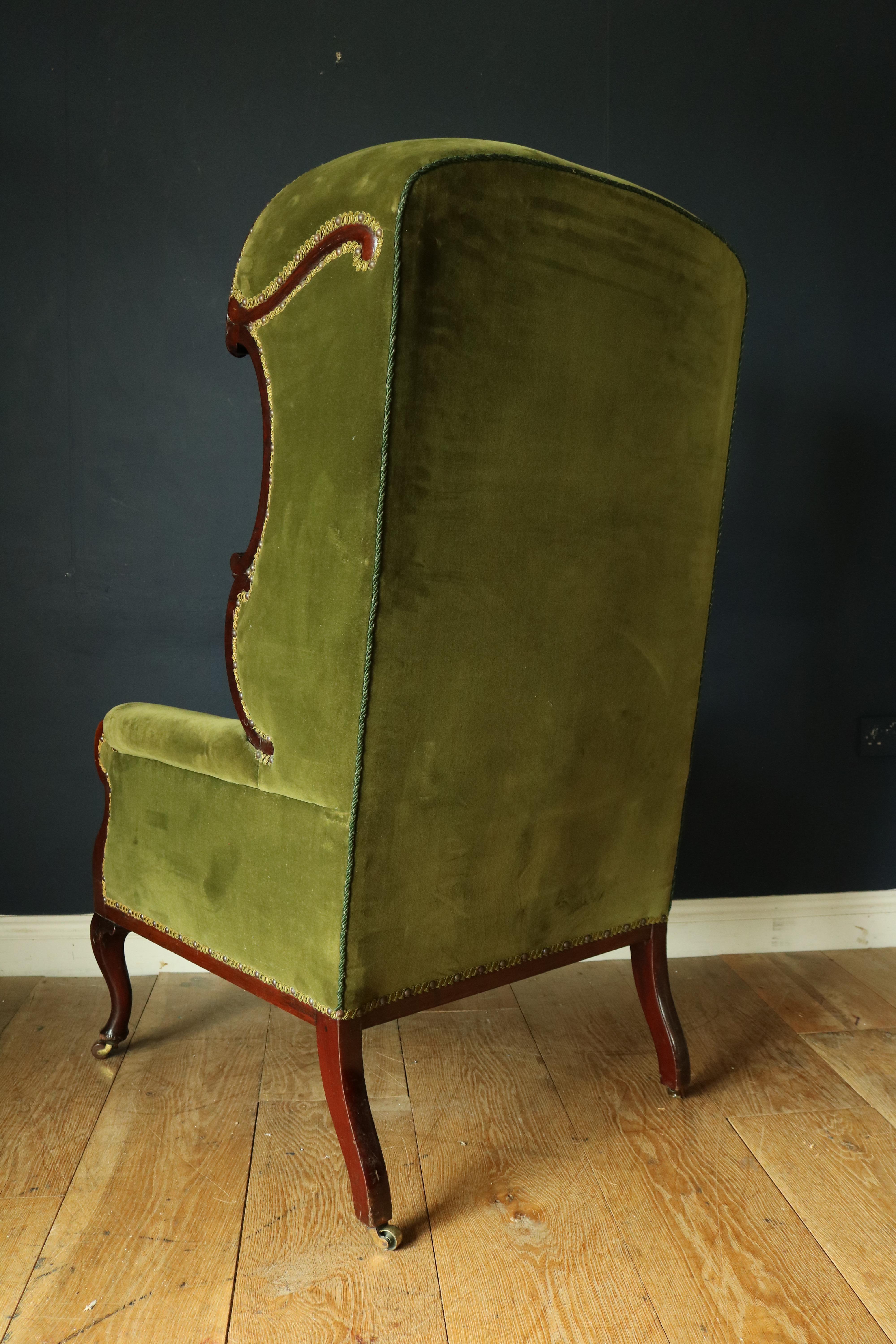 Other Late 19th-Early 20th Century Mahogany Porters Chair