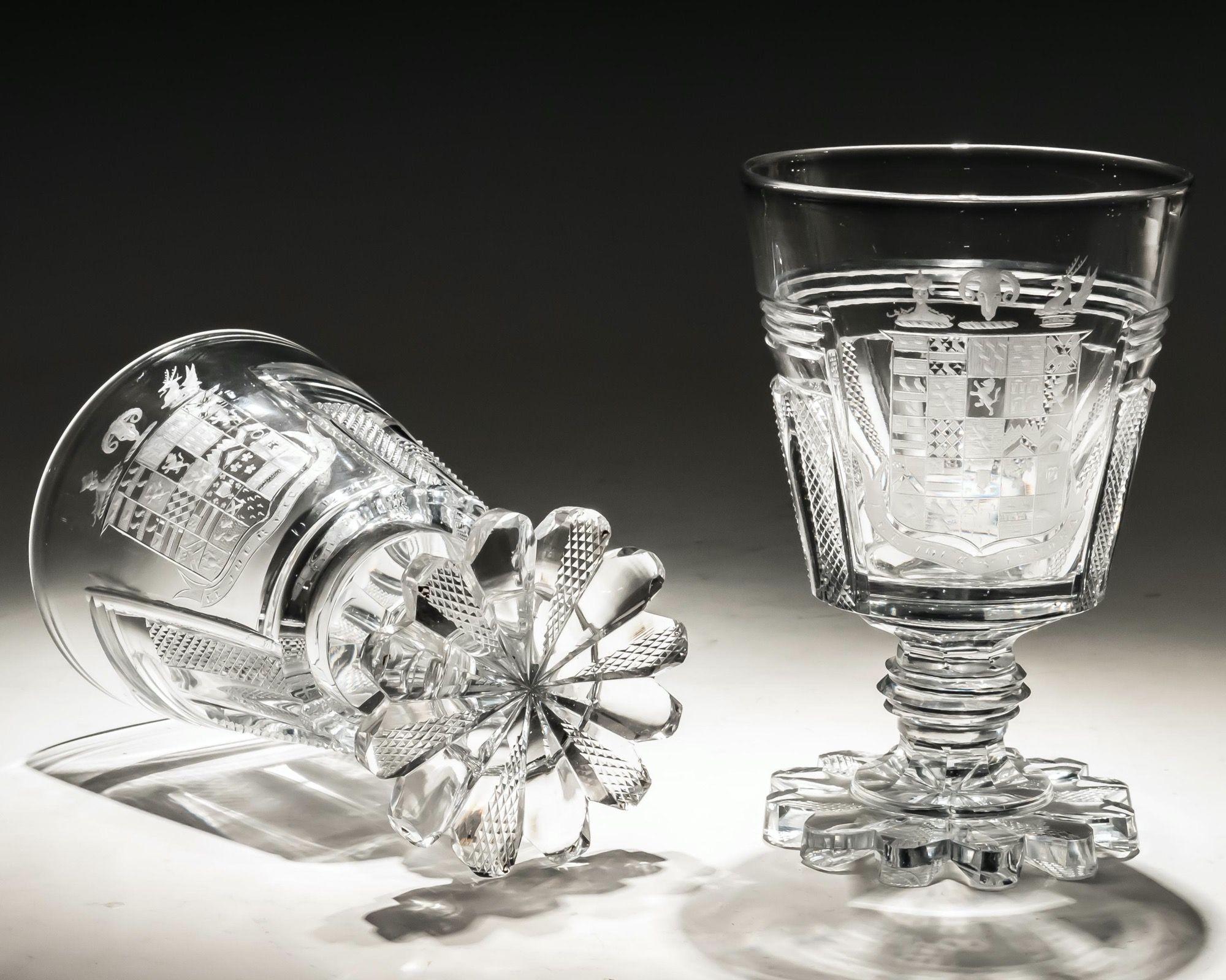 A Elaborate Suite Of Regency Period Cut Glass From The Lambton Service 4