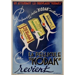 This poster was made in 1946 for the brand Kodak - Photography - Advertising