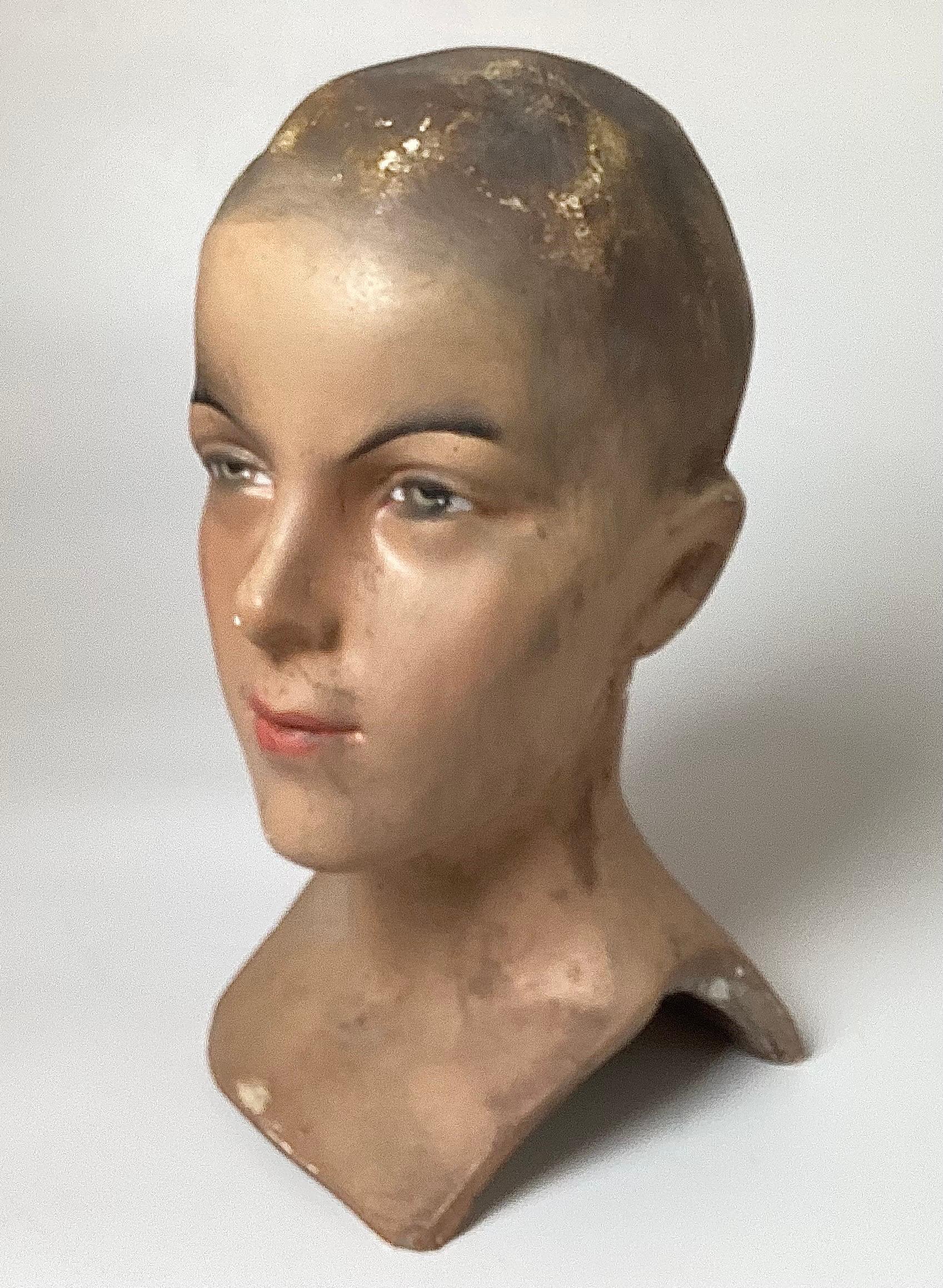European Young Male Mannequin Head For Sale at 1stDibs