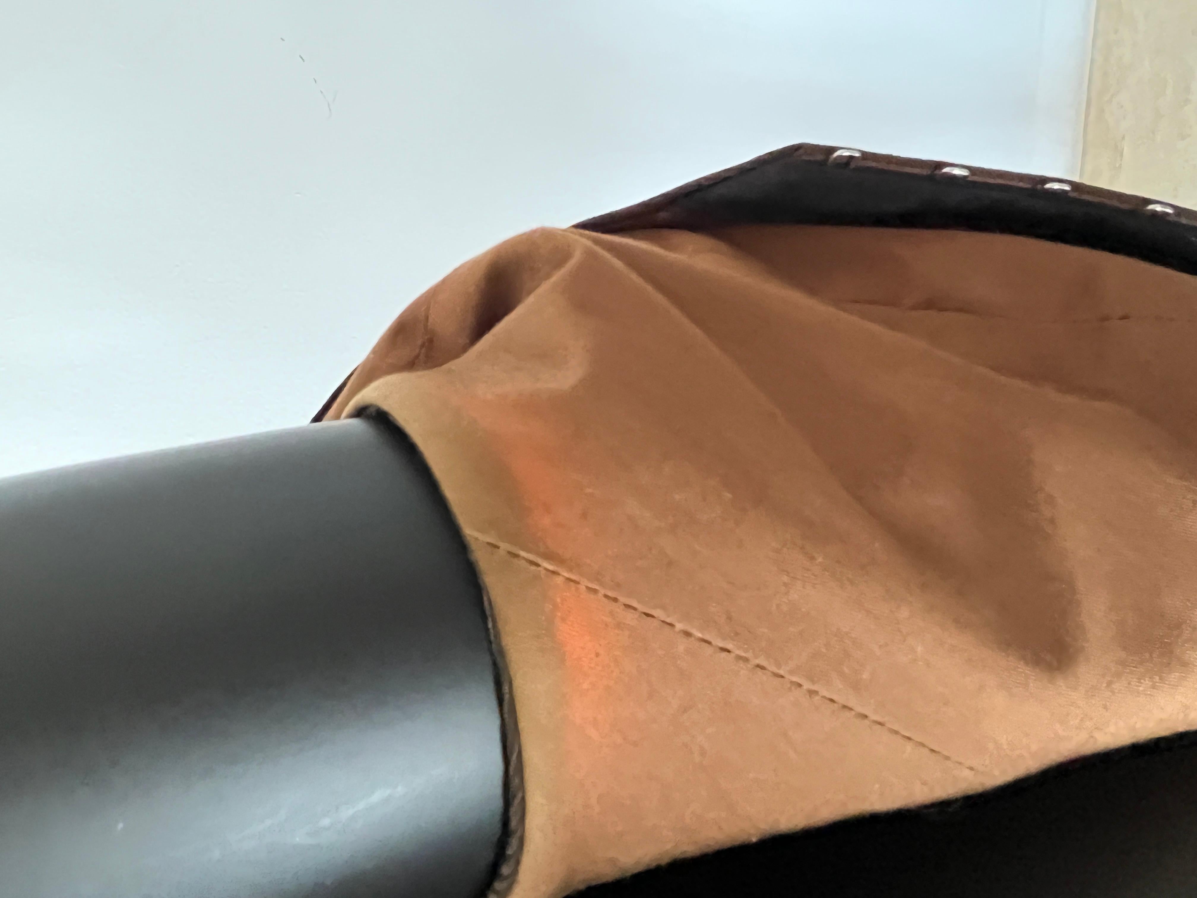 A.F VANDEVORST gilet de selle marron avec corset intégré.  automne 2000 en vente 10