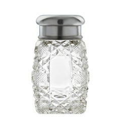 Fabergé Glass Bottle with Silver Lid