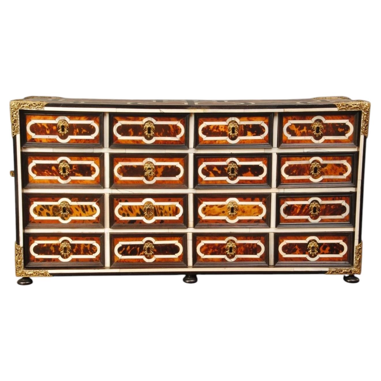 A Fabulous 17th Century Italian Table Cabinet