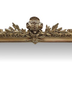 Fabulous 19th Century Giltwood Hall or Overmantle Mirror