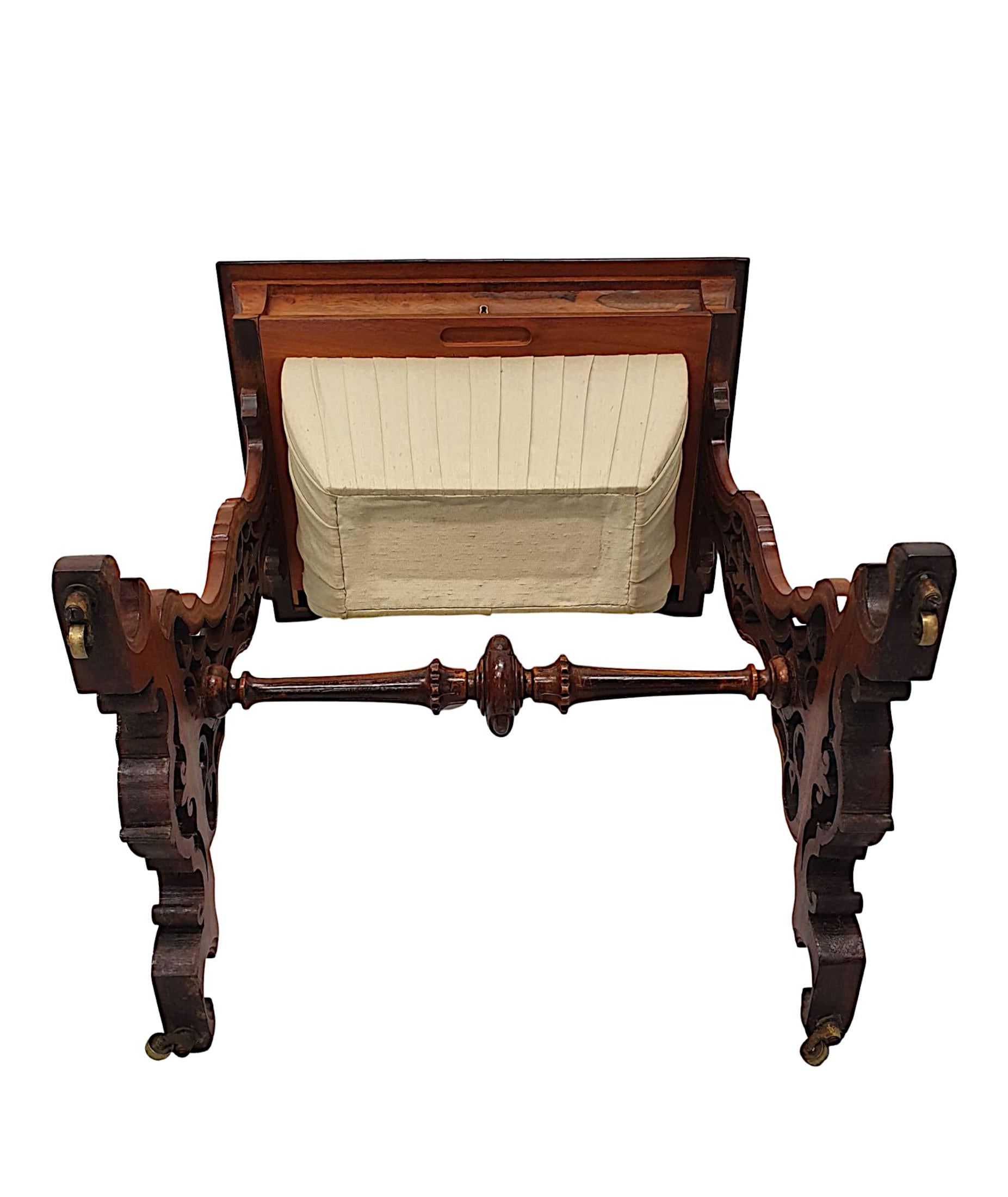 Fabulous 19th Century Ladies Work Table For Sale 3