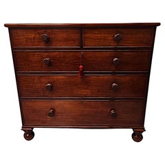 A Fabulous 19th Century Mahogany Chest of Drawers