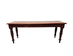 Fabuleux tabouret de salle ou de fenêtre en acajou du 19e siècle